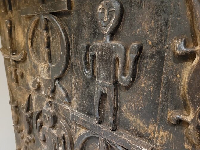 Houtsnijwerk muurdecoratie - 160x200cm