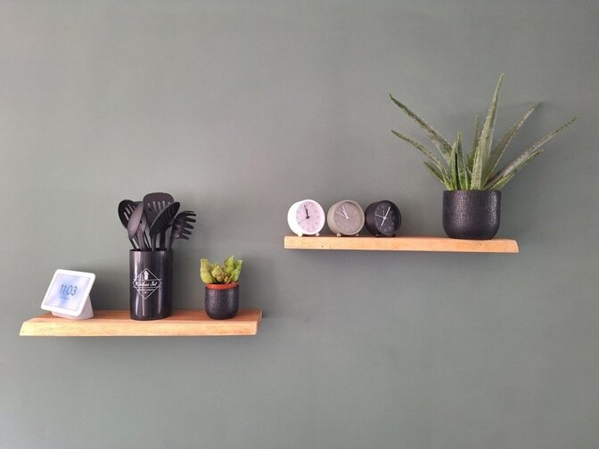 Wandplank suar 220x15x3cm