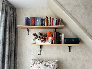 Wandplank / badkamerplank Suar 120x15x3cm