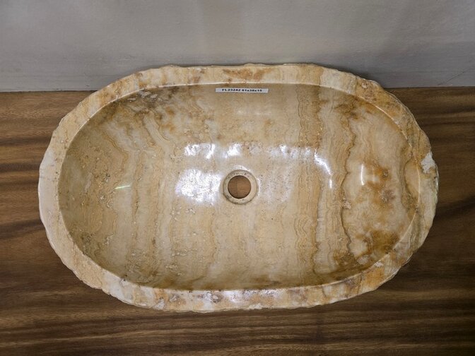 Onyx waskom - Ovaal - 61x38x15cm - FL23242