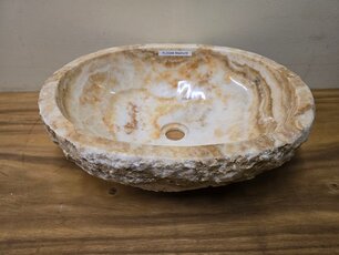 Onyx waskom - Ovaal - 50x41x15cm - FL23244 Onyx waskom - Ovaal - 50x41x15cm - FL23244