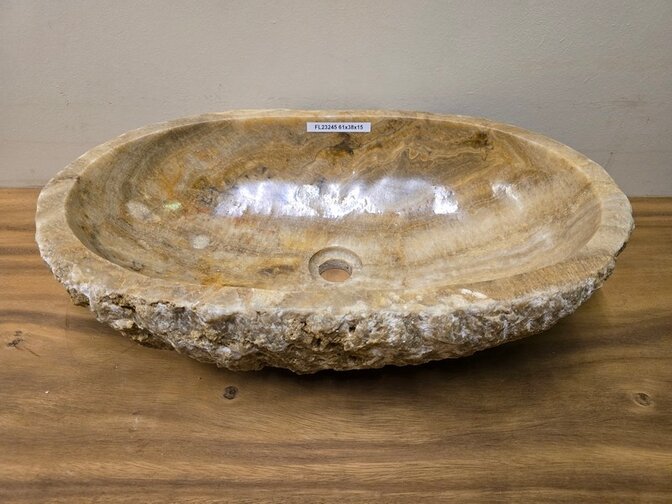 Onyx waskom - Ovaal - 61x37x15cm - FL23245