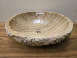 Onyx waskom - Ovaal - 51x43x15cm - FL23247 Onyx waskom - Ovaal - 51x43x15cm - FL23247
