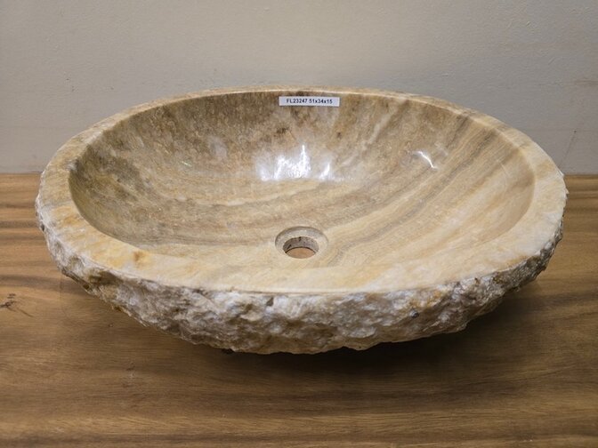 Onyx waskom - Ovaal - 51x43x15cm - FL23247