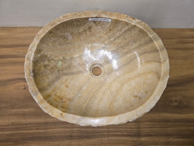 Onyx waskom - Ovaal - 51x43x15cm - FL23247