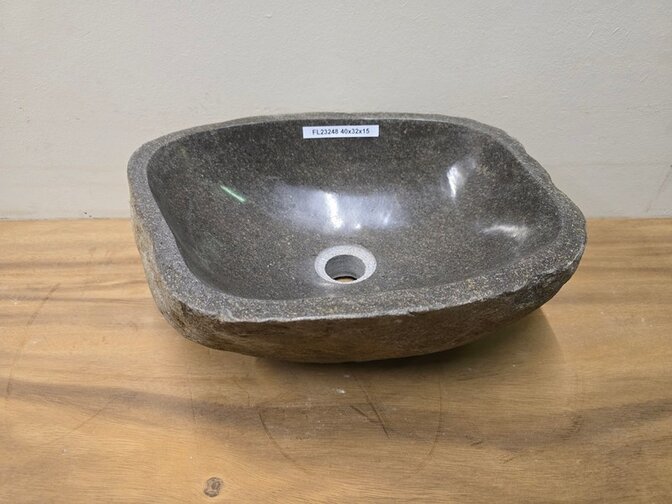 Waskom Natuursteen - 40x32x15cm - FL23248