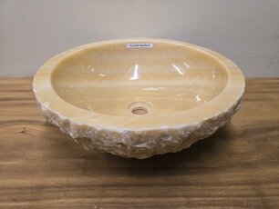 Onyx waskom - Rond - 45x45x15cm - FL23252 Onyx waskom - Rond - 45x45x15cm - FL23252