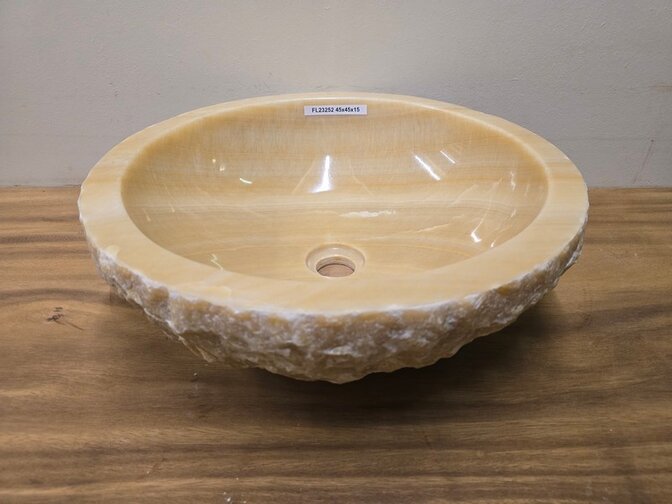 Onyx waskom - Rond - 45x45x15cm - FL23252