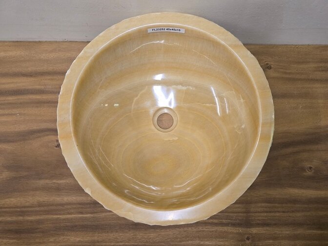 Onyx waskom - Rond - 45x45x15cm - FL23252