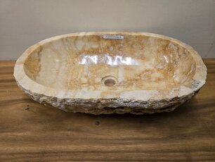 Onyx waskom - Ovaal - 61x38x15cm - FL23255 Onyx waskom - Ovaal - 61x38x15cm - FL23255