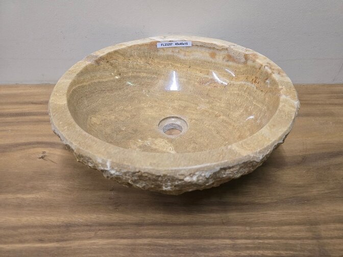 Onyx waskom - Rond - 45x45x15cm - FL23258