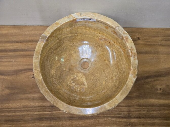 Onyx waskom - Rond - 45x45x15cm - FL23258
