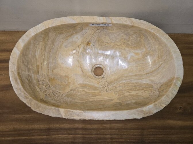 Onyx waskom - Ovaal - 61x38x15cm - FL23262