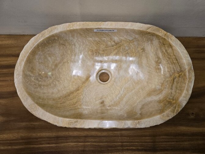 Onyx waskom - Ovaal - 61x41x15cm - FL23263
