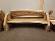Boomstambank met rugleuning 200cm - AG2529-02