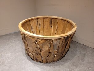 Plantenbak van wortelhout - 100x55cm Plantenbak van wortelhout - 100x55cm