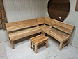 Teak hoekbank Napoli - los hoekstuk