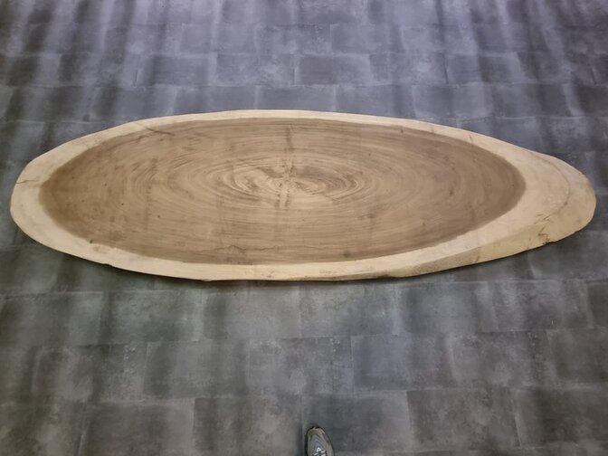 Ovale boomstamtafel 80x300cm CA114-224