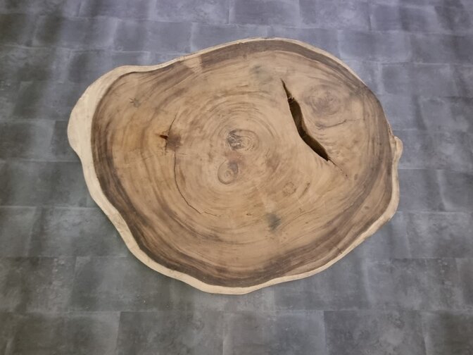 Ronde boomstamtafel 135/165cm CA102-1124