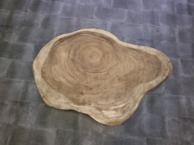 Ronde boomstamtafel 105/160cm CA48-1124