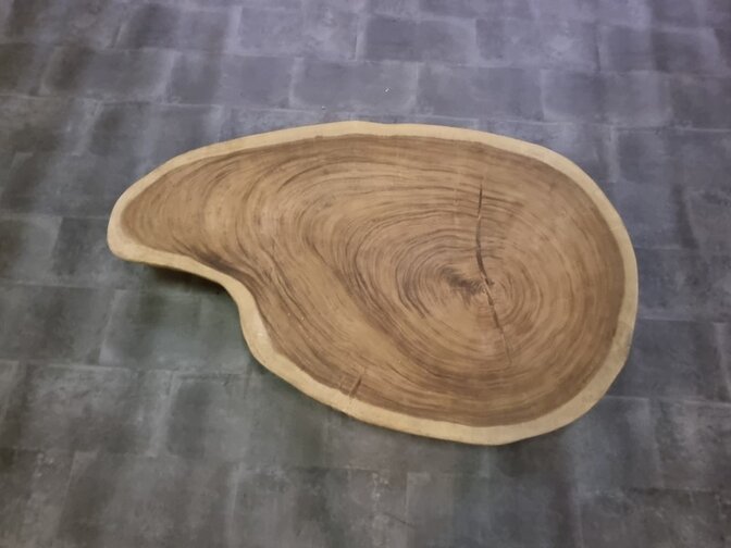 Ronde boomstamtafel 95/155cm CA08-1124