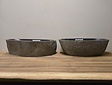 2 waskommen uit 1 steen - 51x29x15cm - FL23267