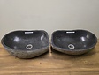 2 waskommen uit 1 steen - 47x33x15cm - FL23271
