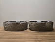 2 waskommen uit 1 steen - 47x30x15cm - FL23272