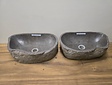 2 waskommen uit 1 steen - 47x30x15cm - FL23272