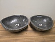2 waskommen uit 1 steen - 46x40x15cm - FL23277