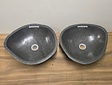 2 waskommen uit 1 steen - 46x40x15cm - FL23277