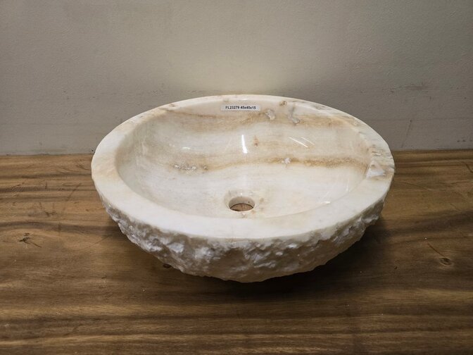 Onyx waskom - Rond - 45x45x15cm - FL23279