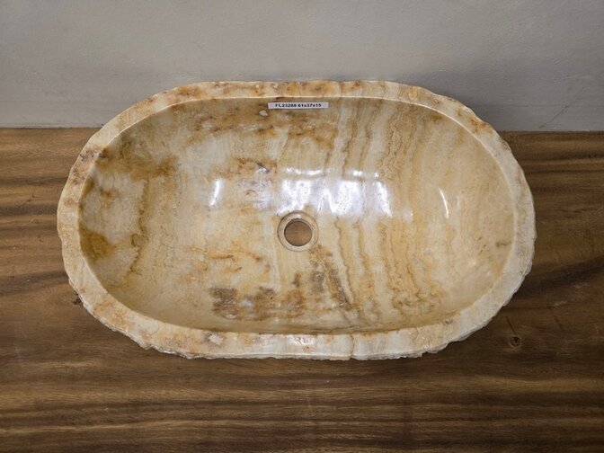 Onyx waskom - Ovaal - 61x37x15cm - FL23288