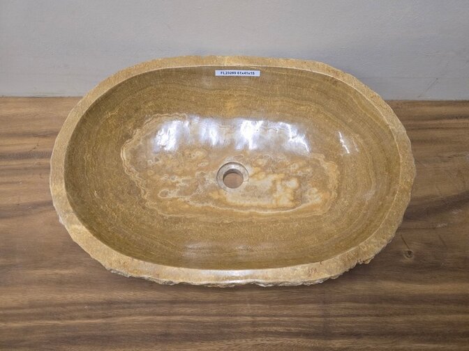 Onyx waskom - Ovaal - 61x41x15cm - FL23289
