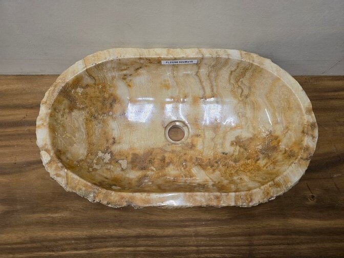 Onyx waskom - Ovaal - 63x36x15cm - FL23290