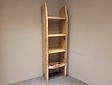 Boomstam boekenkast 60 x 200cm - Naturel