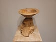 Houten schaaltje op voet 20x30cm