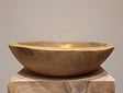 Teak houten fruitschaal 35cm