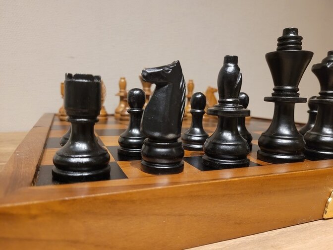 Houten schaakbord 45x45cm