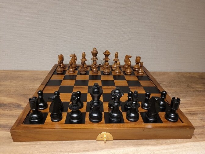 Houten schaakbord 45x45cm