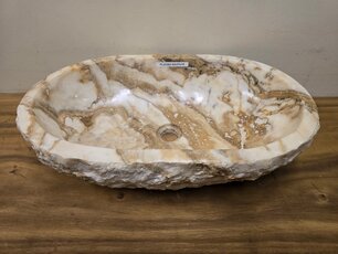 Onyx waskom - Ovaal - 62x37x15cm - FL23302