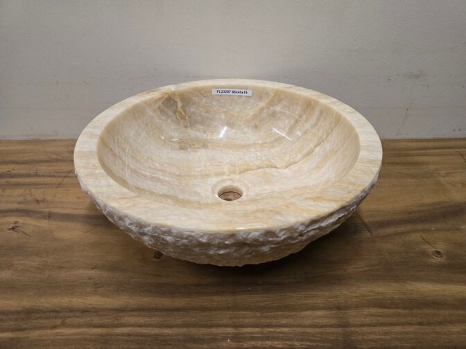 Onyx waskom - Rond - 45x45x15cm - FL23297