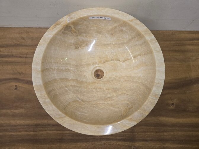 Onyx waskom - Rond - 45x45x15cm - FL23297