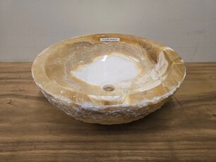 Onyx waskom - Rond - 46x46x15cm - FL23298 Onyx waskom - Rond - 46x46x15cm - FL23298