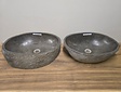2 waskommen uit 1 steen - 54x38x15cm - FL23311