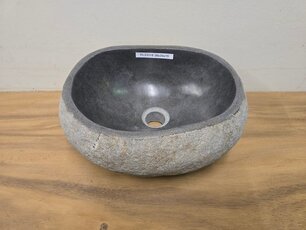 Waskom Natuursteen - 38x30x15cm - FL23318