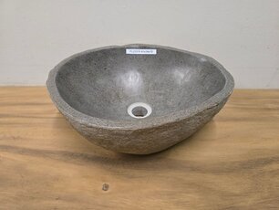 Waskom Natuursteen - 41x34x15cm - FL23319 Waskom Natuursteen - 41x34x15cm - FL23319