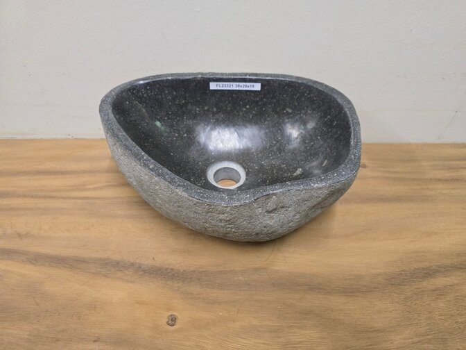 Waskom Natuursteen - 38x29x15cm - FL23321