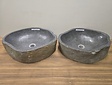 2 waskommen uit 1 steen - 50x40x15cm - FL23356