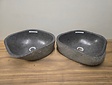 2 waskommen uit 1 steen - 48x38x15cm - FL23357